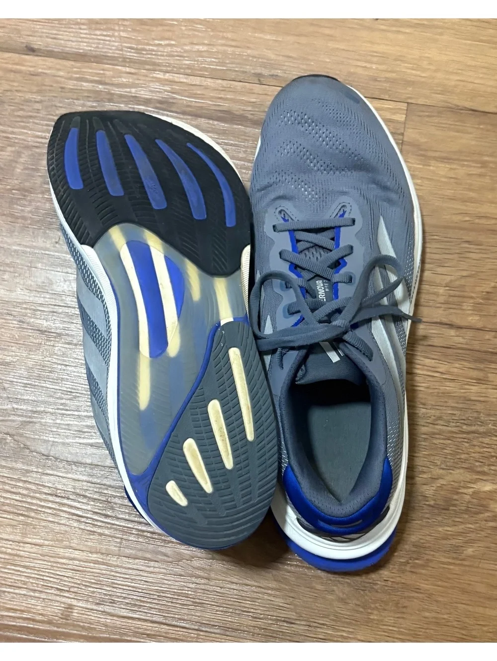 Adidas Supernova Rise 2 Men’s Size 10 Gray Blue Dreamstrike+ Running Shoes
